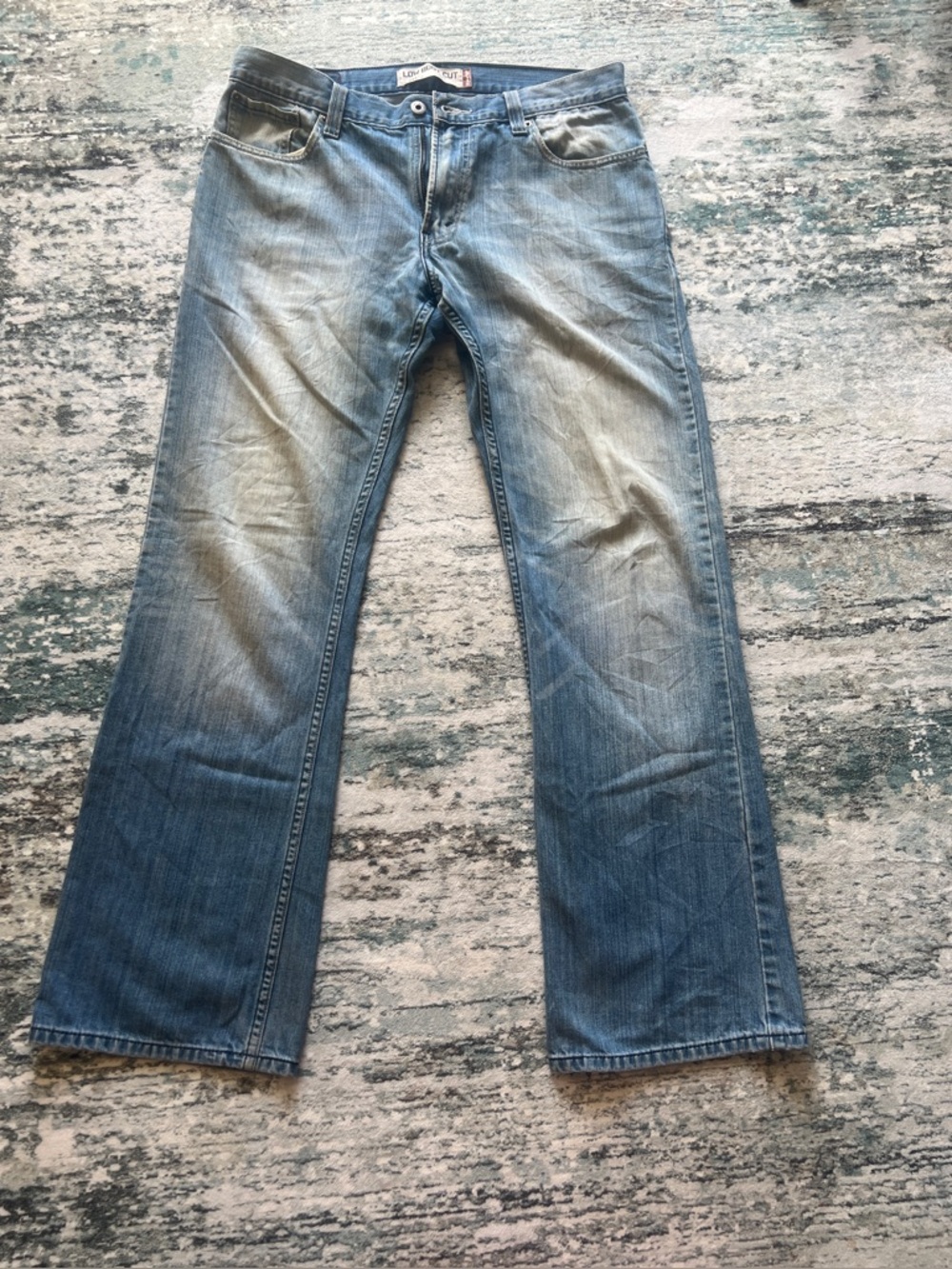 Levi's 527 Low Boot Cut Faded Jeans